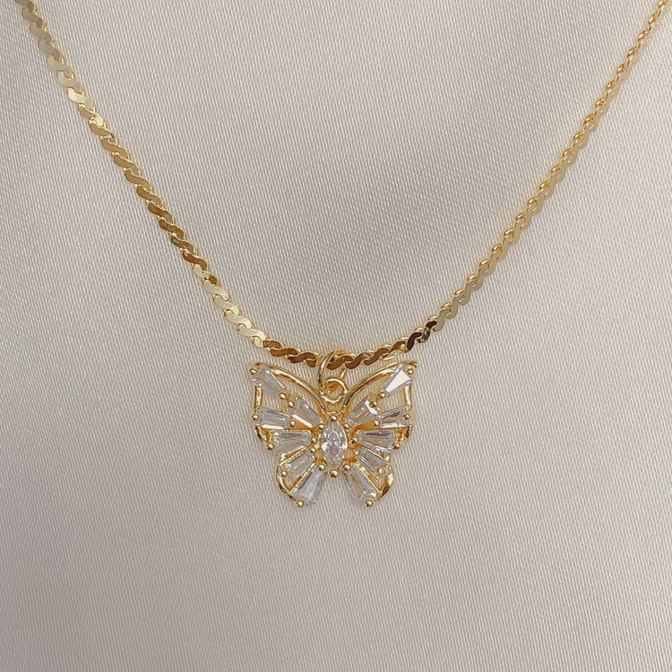 Sunshine Butterfly Necklace