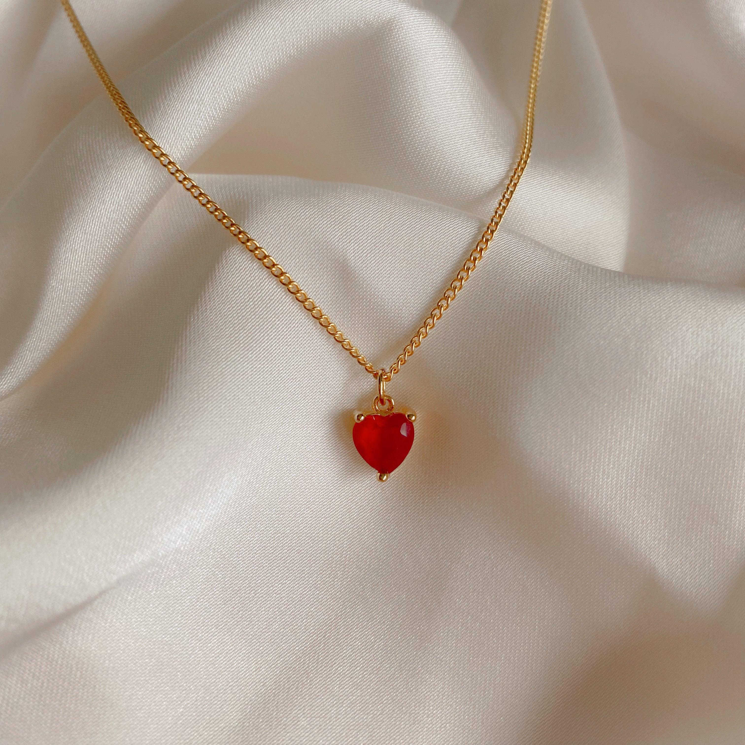 Red Heart Necklace – Keir Atelier