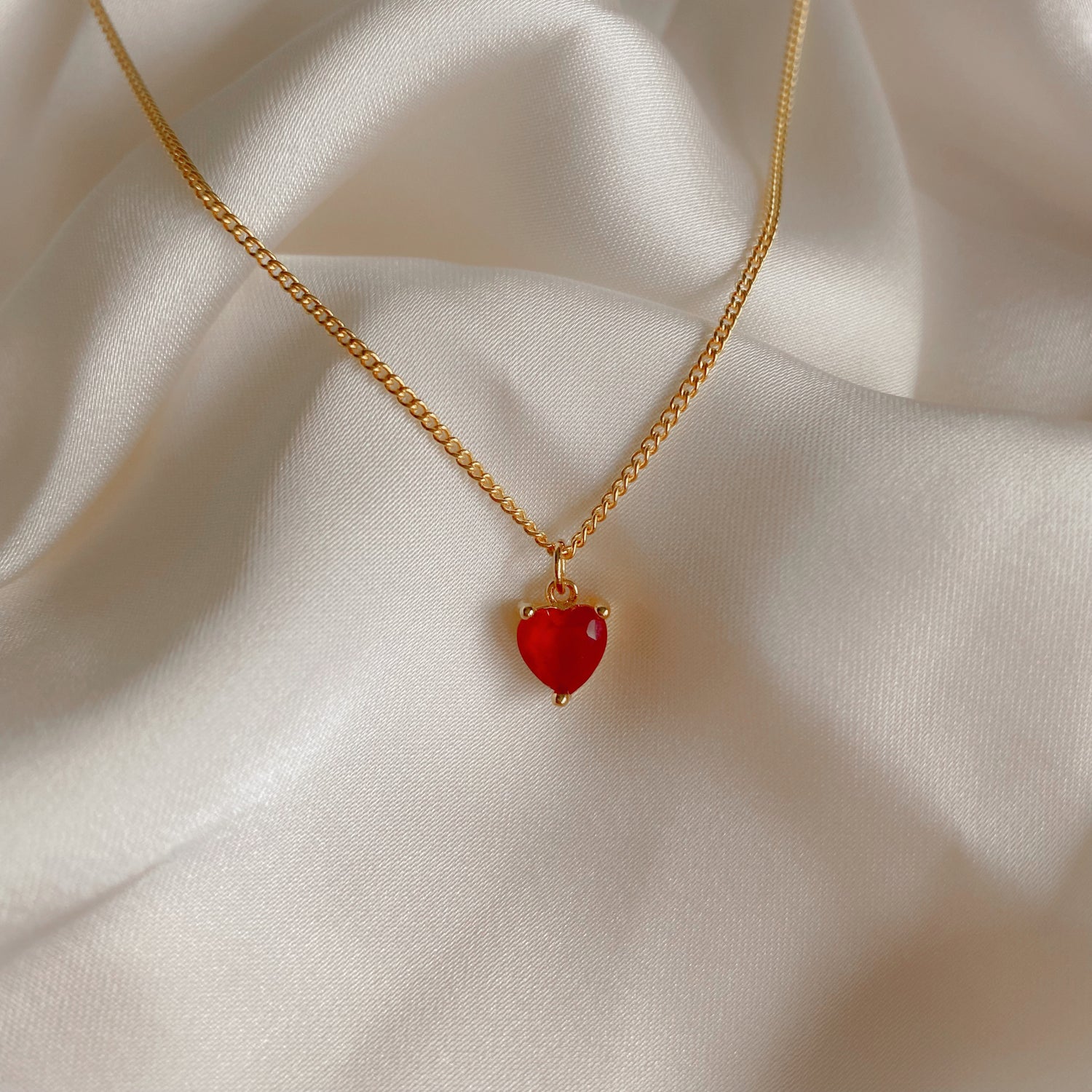 Red Heart Necklace – Keir Atelier